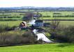 Napton Locks from the hill